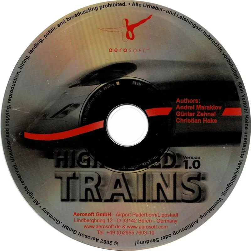 High Speed Trains 1.0 (Disc Only) (Microsoft Train Simulator Add-on)