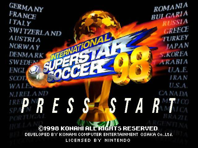 Konami International Superstar Soccer 98 thumbnail