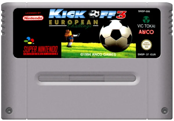 Kick Off 3: European Challenge (Cart Only)