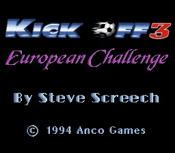 Kick Off 3: European Challenge (Cart Only) thumbnail