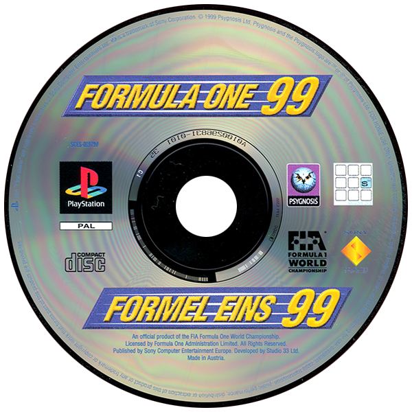 Formula One 99 (Disc Only)