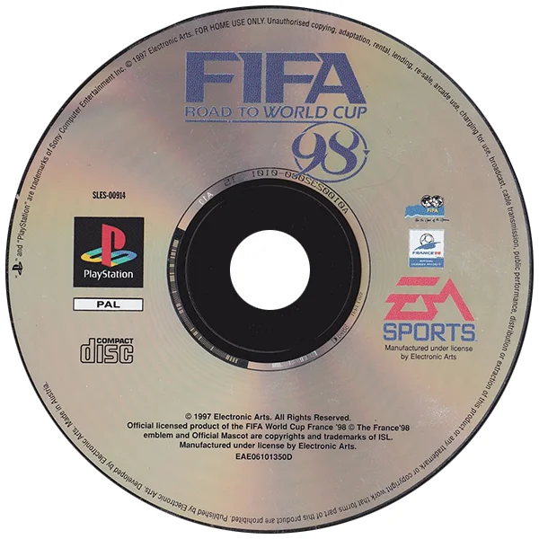 Fifa Road to World Cup '98 (Disc Only)
