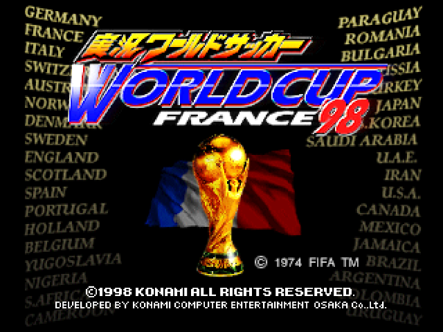 Jikkyou World Soccer: World Cup France '98 (JAP) thumbnail