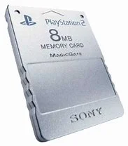 Original PS2 Memory Card (Zilver)