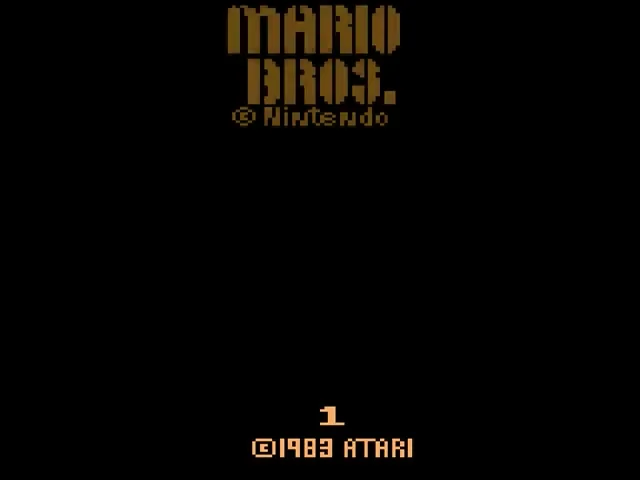Mario Bros (Cart + Manual) thumbnail
