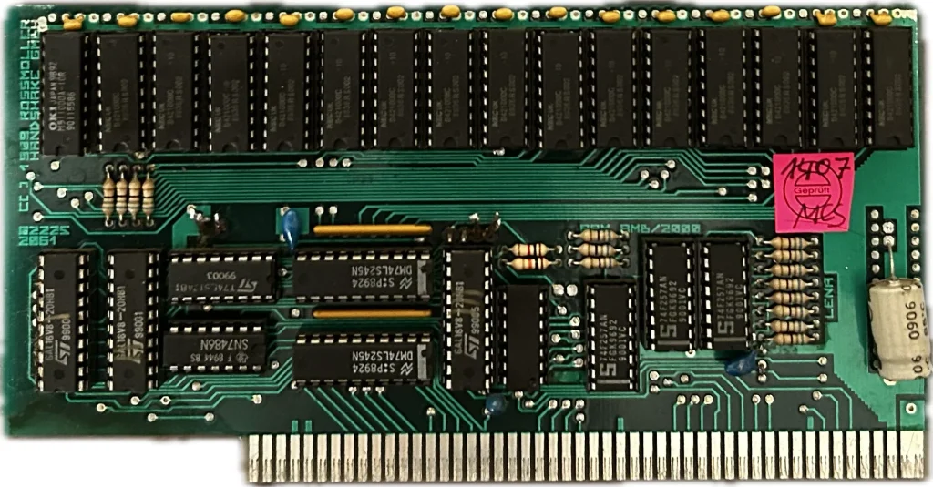 Rößmöller/Handshake RAM 8MB/2000, 2 MB populated