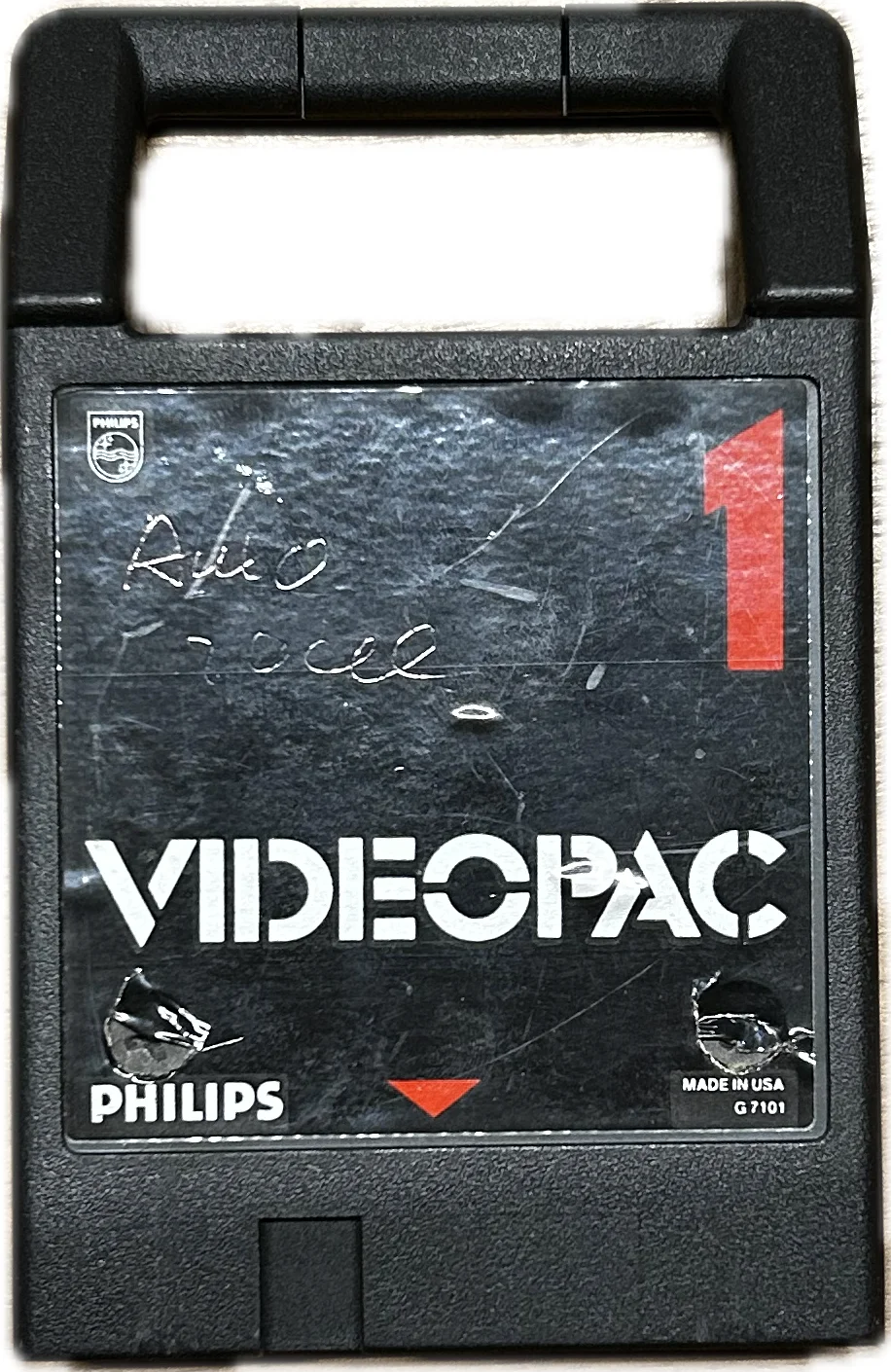 Videopac 1: Race + Spinout + Cryptogram (Cart Only)