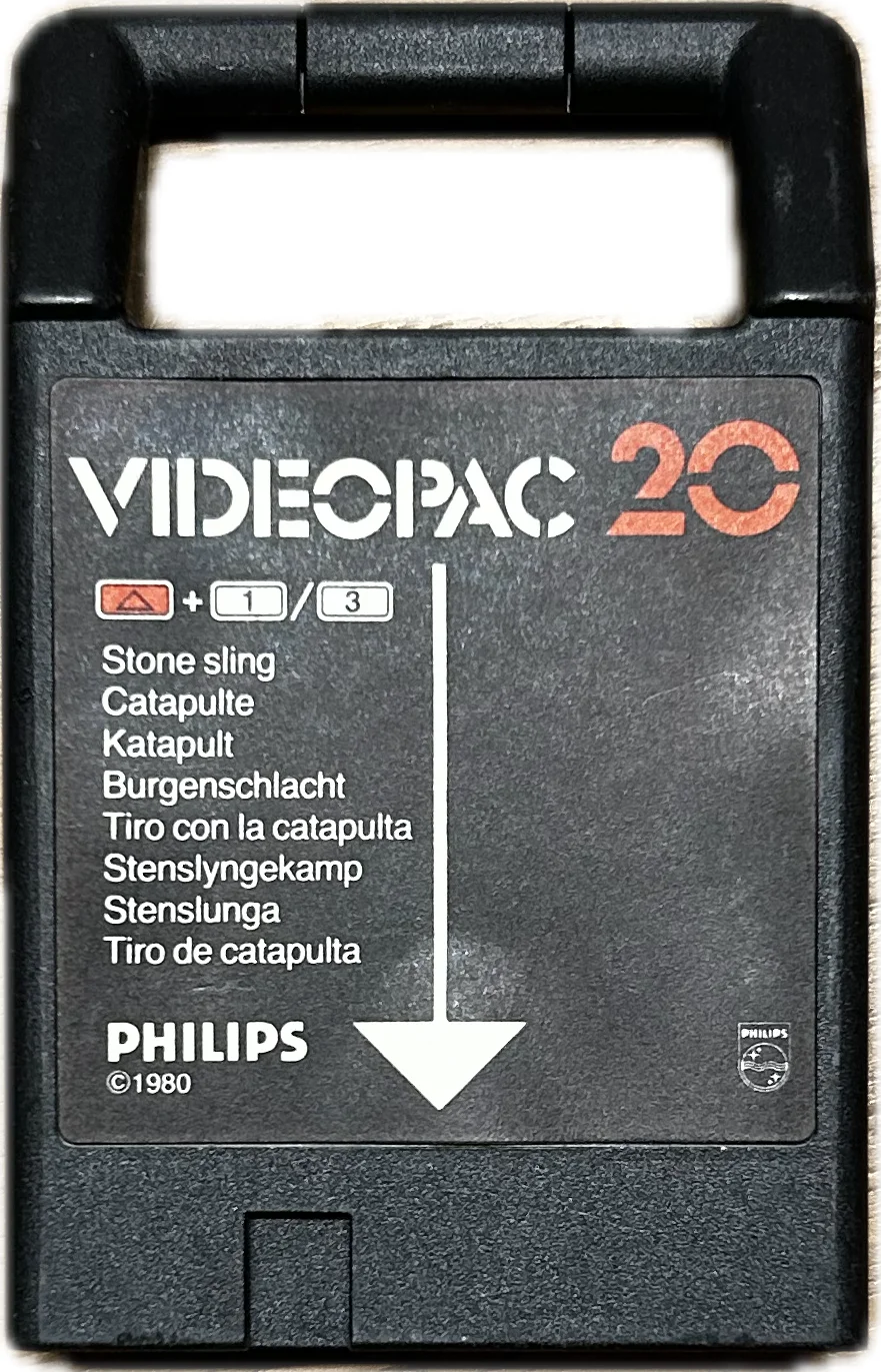 Videopac 20: Stone sling (Cart Only)