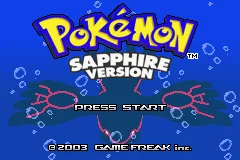 Pokémon Sapphire [Cart Only] thumbnail