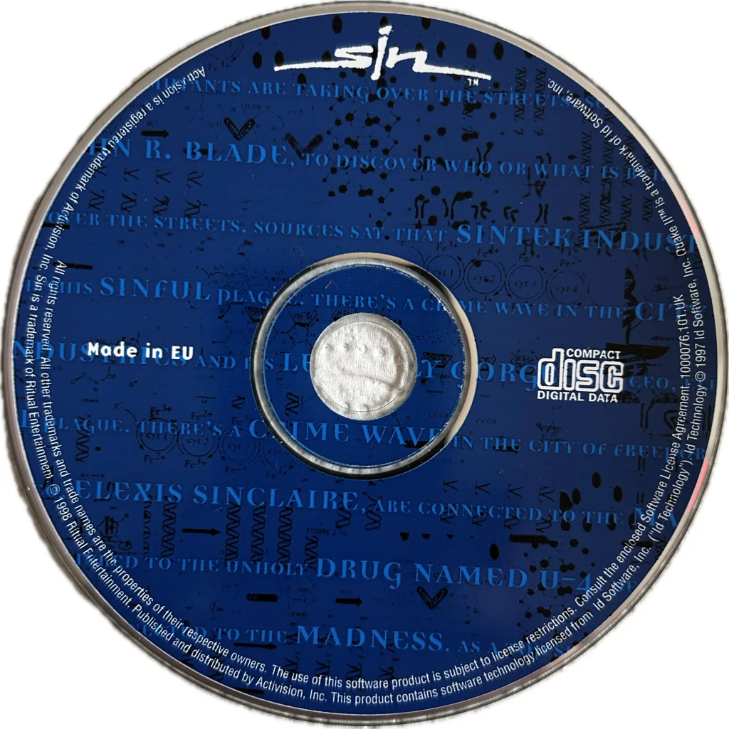 Sin (Jewel Case) thumbnail