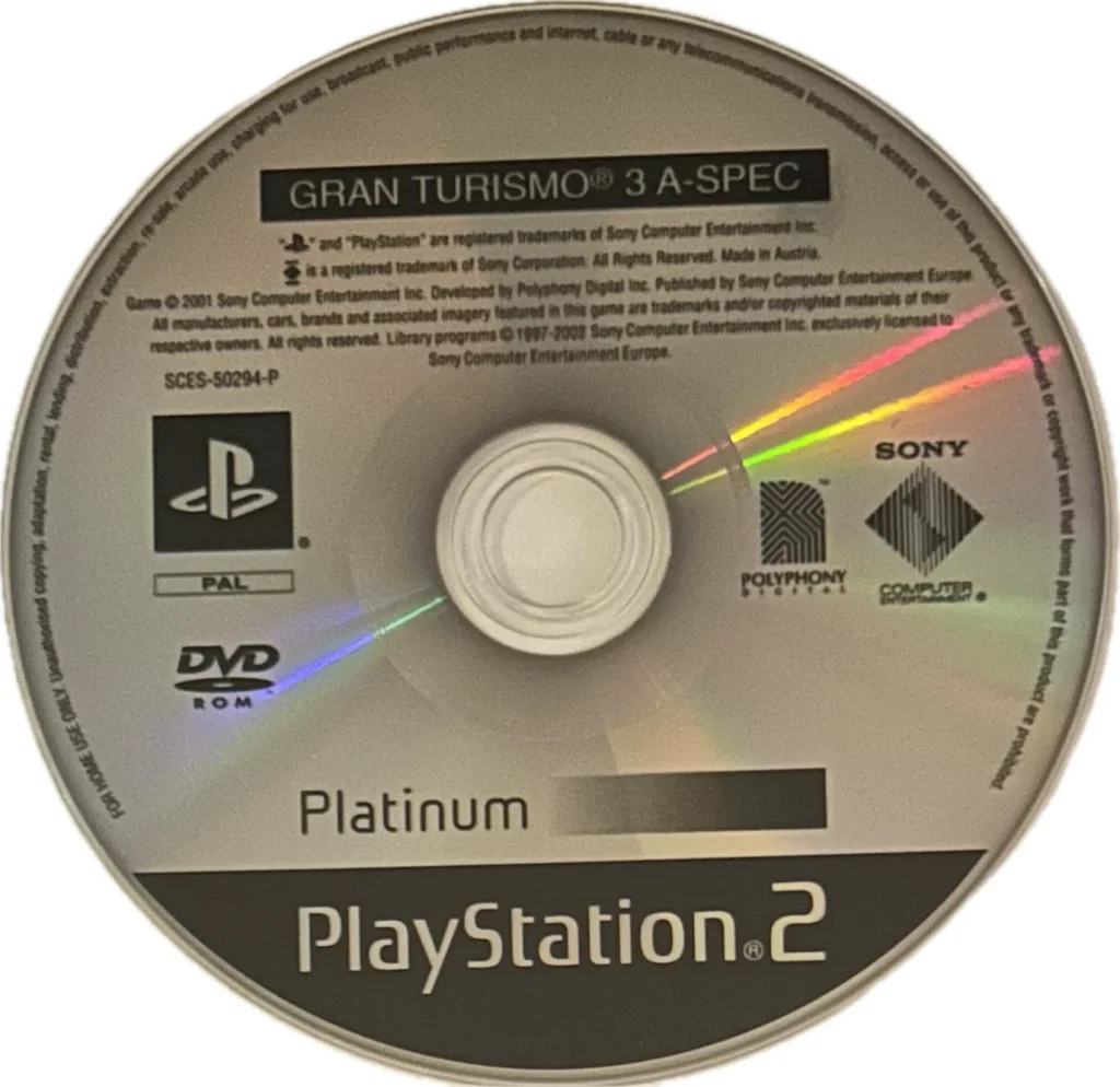 Gran Turismo 3 A-spec (Platinum) [Disc Only]