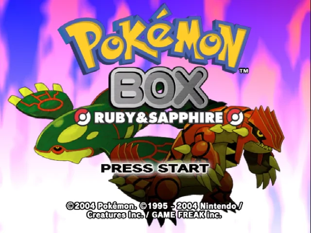 Pokémon Box : Ruby & Sapphire (Disc Only) thumbnail