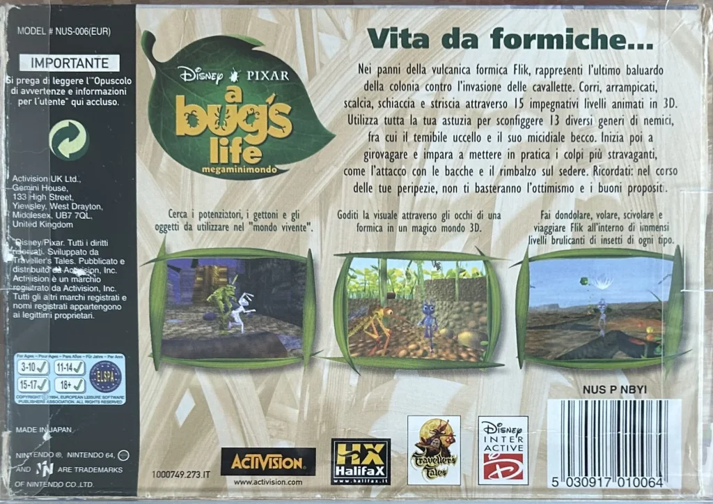 Disney Pixar A Bug's Life (Lees beschrijving) thumbnail