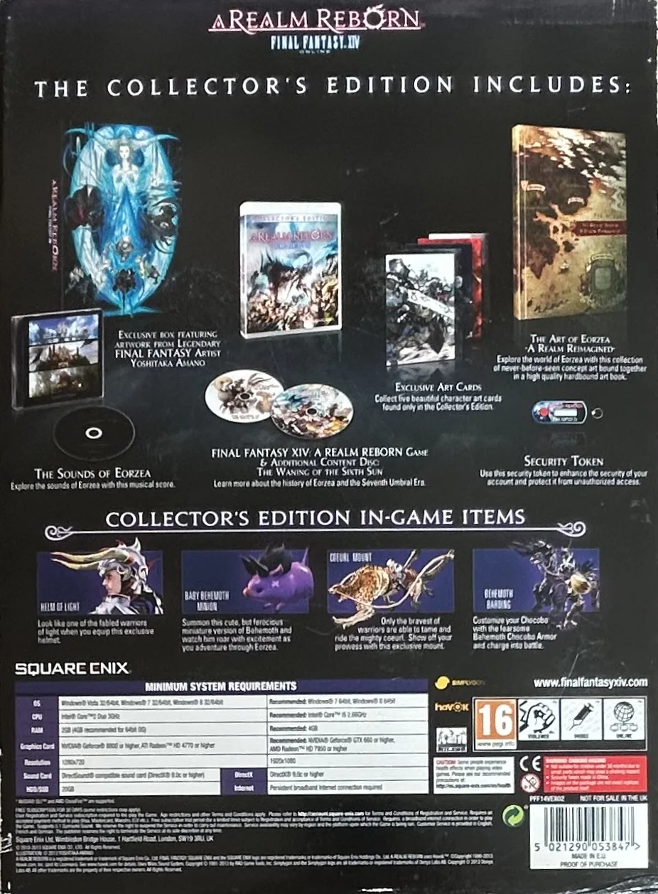 Final Fantasy XIV: A Realm Reborn Collector's Edition thumbnail