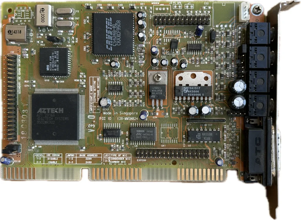 Aztech ISA Sound Card (2316A)