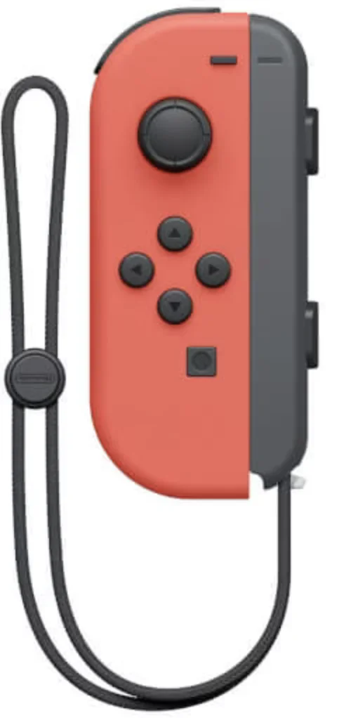 Nintendo Switch Joy-Con Controller Links Neon Rood met polsbandje