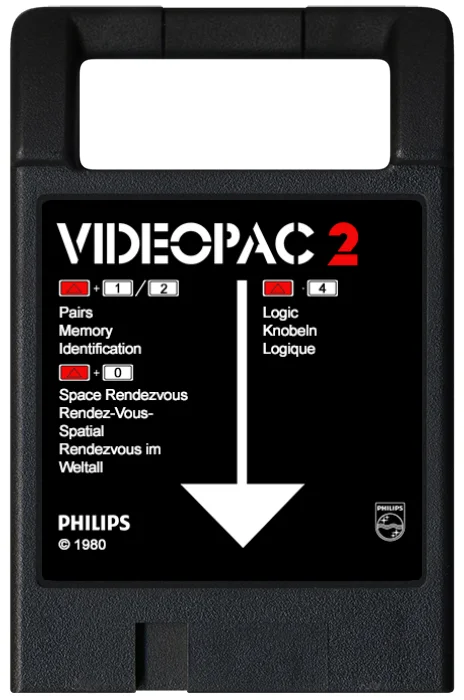 Philips Videopac 2 - Pairs / Space Rendezvous / Logic [Hard Case] thumbnail