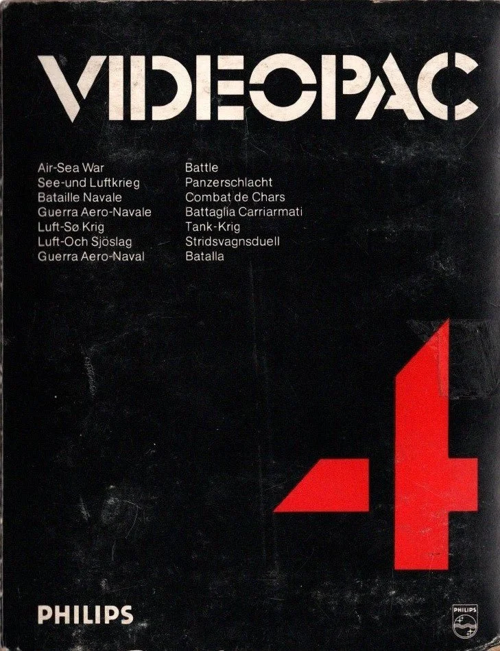 Philips Videopac 4 - Air-Sea War / Battle [Cardboard Case]