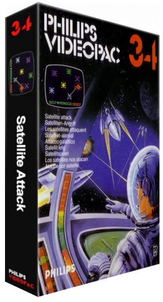 Philips Videopac 34 Satellite Attack