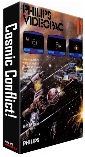 Philips Videopac 11: Cosmic Conflict [Hard Case]