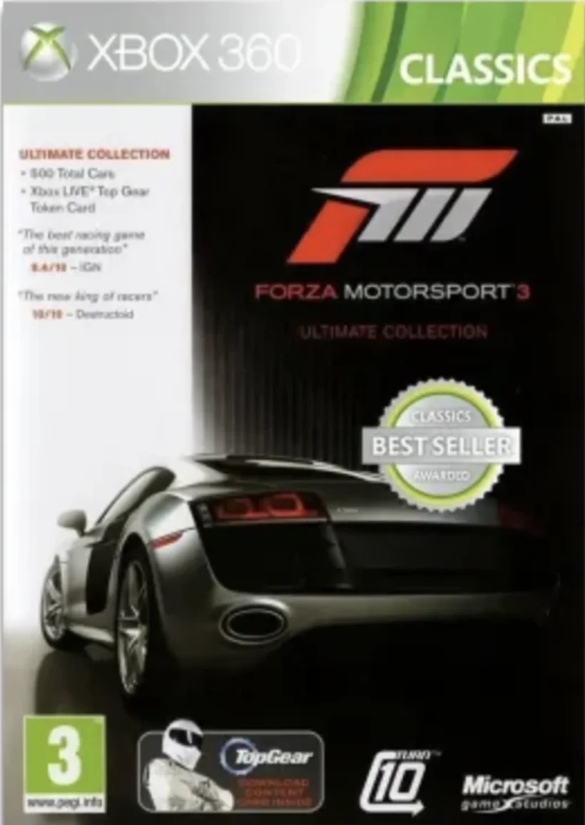 Forza Motorsport 3 Ultimate Collection - Classics