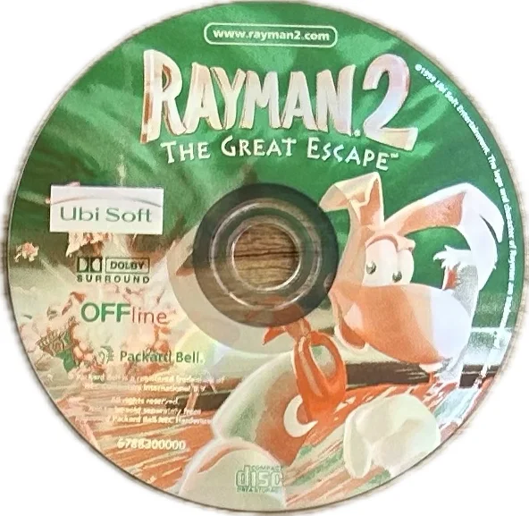 Rayman 2: The Great Escape [Disc Only, Packard Bell OEM]
