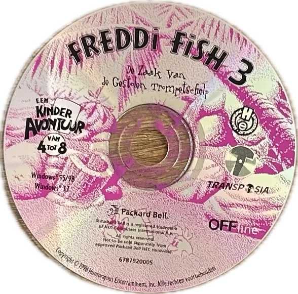 Freddi Fish 3: De Zaak van de Gestolen Trompetschelp [Disc Only, Packard Bell OEM]