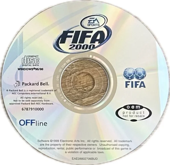 FIFA 2000 [Disc Only, Packard Bell OEM]