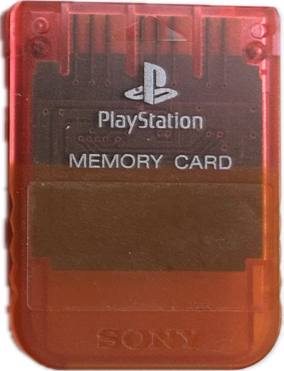 Original PS1 Memory Card (Orange)