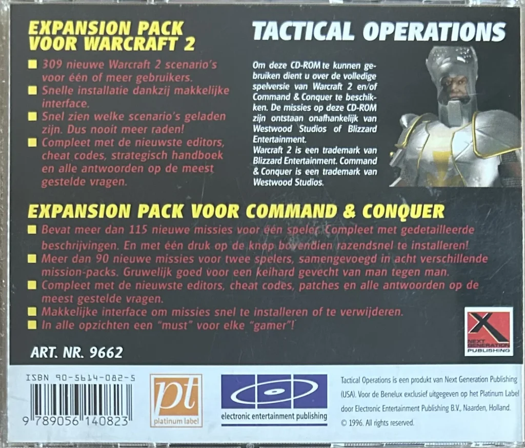 Tactical Operations Expansion Pack voor Command & Conquer Warcraft 2 thumbnail