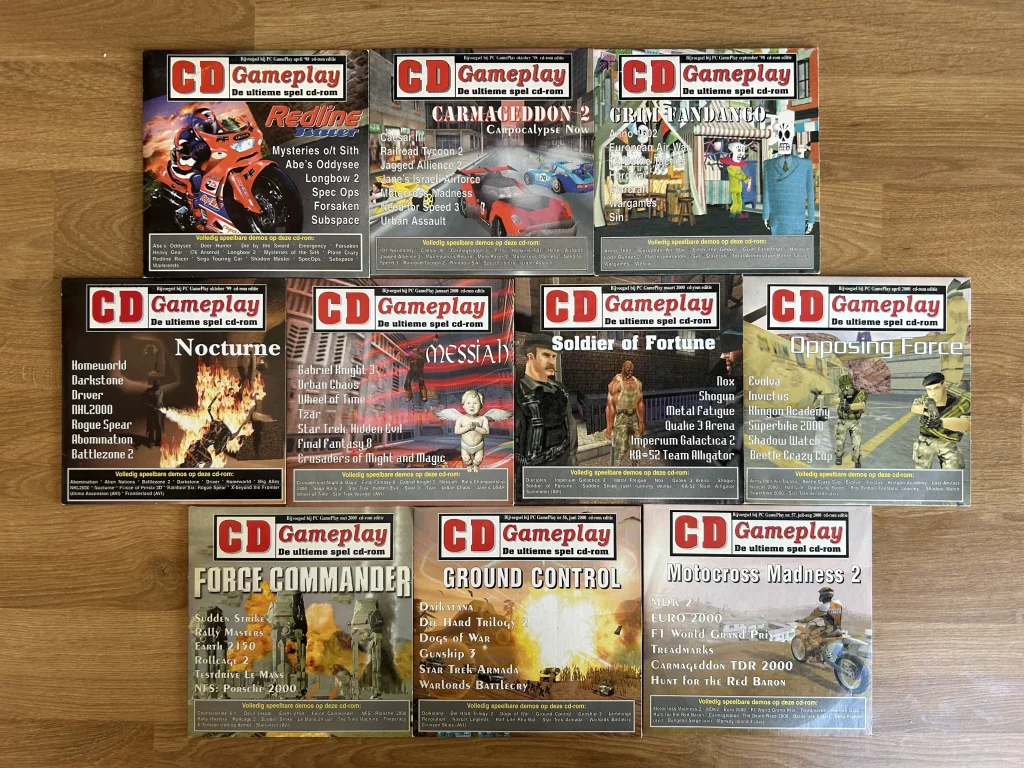 CD Gameplay Cover Discs Sammlung