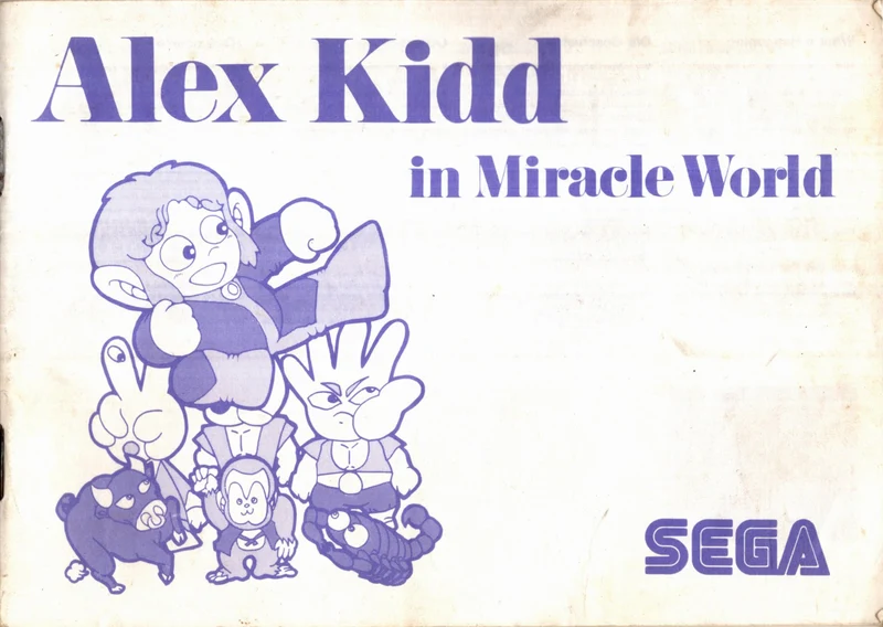 Alex Kidd in Miracle World (Master System Manual)