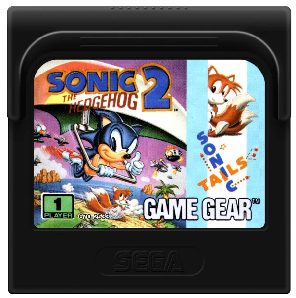 Sonic the Hedgehog 2 (Cart + Manual)