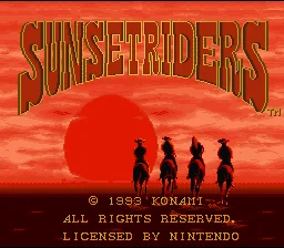 Miniatuur van Sunset Riders (Cart Only)